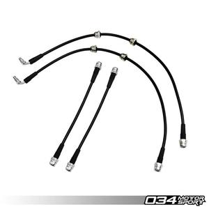 Rs3 8p: Stainless Steel Braided Brake Line Kit, 8J/8p Audi TTRS & RS3