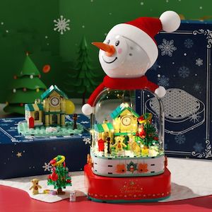 Gift: Christmas Bricks - Snowman Music Box