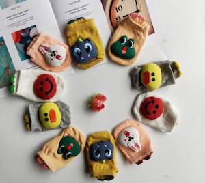 Socks: 3D Cartoon Baby Socks 0-12months