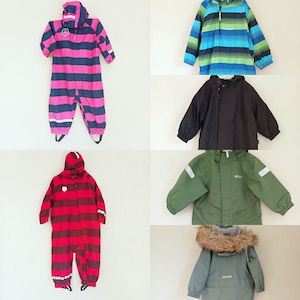 Top: Toddler Waterproof Coveralls - Mixed Styles