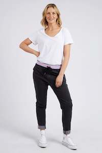 Autumn Collection: Melody Denim Joggers - Washed Black