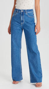Suzie Wide Leg Jeans - Sorrento Blue