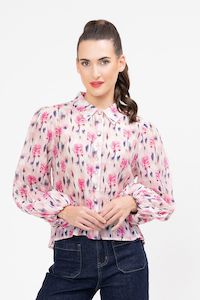 Valentina Blouse - Pink Monet