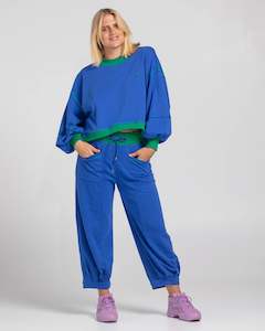 Sweatpants Joggers: Guru Trackies - Cobalt