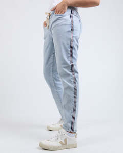 Sweatpants Joggers: Juliette Taped Jogger - Vintage Pale Blue