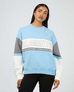 Performance Slouch Panel Crew - Vintage Blue