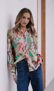 Shirts: Tropezena Shirt - Multi
