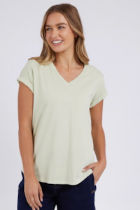 Clothing Sale: Manly Vee T-Shirt - Fog Green