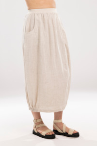 Skirts: Ida Barrell Skirt - Linen