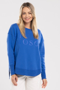Sweats Hoodies: Ena Sweatshirt - Blue
