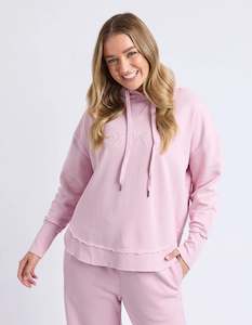 Sweats Hoodies: Simplified Hoodie - Pink