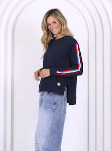 Sweats Hoodies: Knox Sweater - Navy