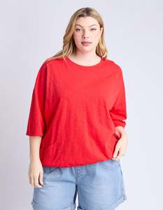 Elm: Mazie Sweatshirt - Poppy