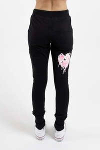 Sweatpants Joggers: Escape Trackies Hopeful - Black