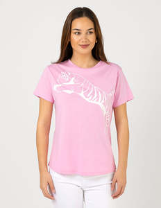 Stella And Gemma: Ace Tee - Pink Leaping Tiger