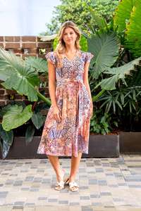 Boho Australia: Aayan Midi Dress - Multi