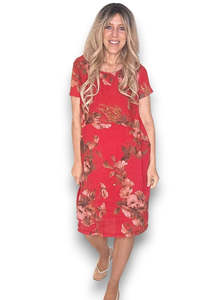 Dresses: Jungle Dress - Red Trumpet