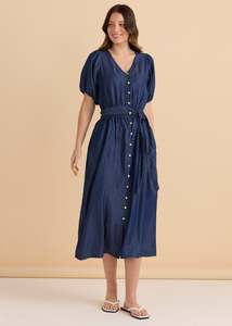 Lee Lyocell Dress - Dark Blue Wash