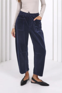 Leo Barrell Corduroy Jeans - Smoke Navy