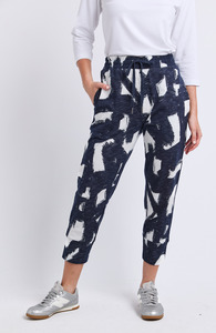 Klee Pants - Navy Abstract