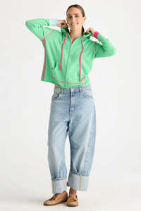 Sweats Hoodies: Sports Hoodie - Jelly Mint