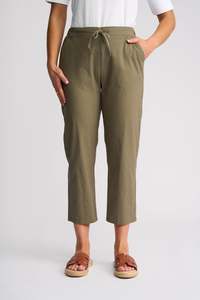 Pants: Henley 7/8 Pull On Pants - Army