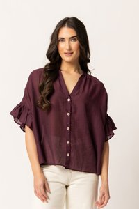 Riverstone Top - Plum