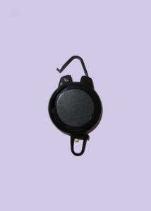 Products: Retractable Keypull with Cord - Black Plastic (Skipull) - Allcard Services NZ