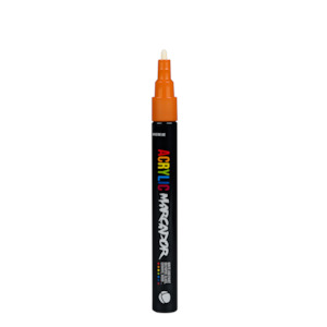 Mtn Acrylic Marcador 1mm: MTN Acrylic Marcador 1mm Orange