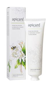 Products: Apicare Pear Blossom & Manuka Honey Handcreme 90g