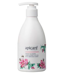 Products: Apicare Peony Blossom Hand & Body Lotion 300mL