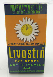 Products: Livostin Eye Drops 4ml