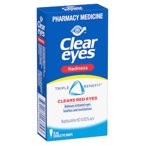 Products: Clear Eyes Redness Eye Drops 15ml