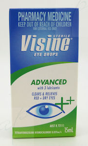 Visine Advanced Eye Drops