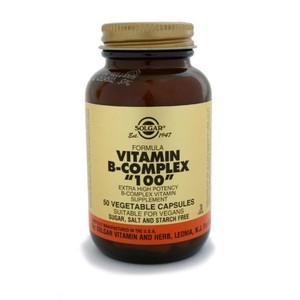 Products: Solgar Vitamin B-Complex 100