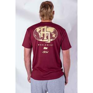 Worldwide Tee - Burgundy - Premium Tee