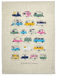 Tea Towel - World of Caravans