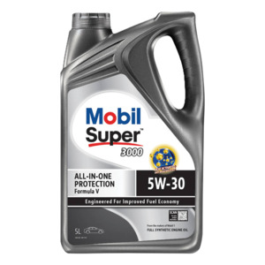 Engine Oil: Mobil Super 3000 Formula V 5W-30 - Engine Oil