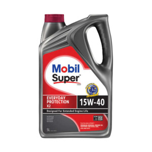 Mobil Super%E2%84%A2: Mobil Super 1000 X2 15W-40 - Mineral Engine Oil 5LT