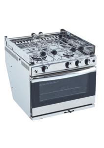 Products: Fridgetech ENO STOVES Ultim 3 Burner S/S oven with grill