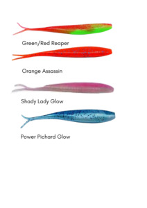 Products: Catch Black Label Livies Jerkshad Softbait 7"