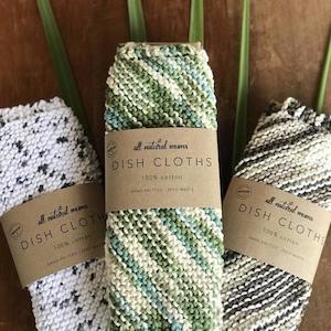 All Natural Mums: Dish Cloths - 100% cotton