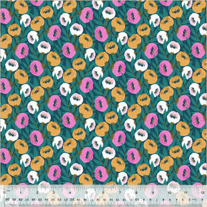 Fabric: Dayspring Garland - Teal