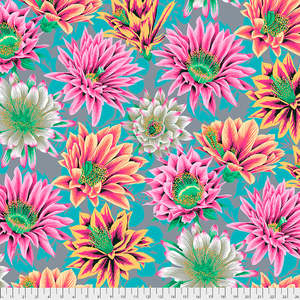 Fabric: Philip Jacobs Cactus Flower - Tawny