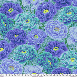 Kaffe Fassett Collective: Philip Jacobs Tibetan Peony - Blue