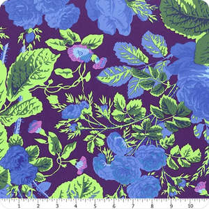 Wide Backings: Philip Jacobs Wide Backing Gradi Floral - Purple