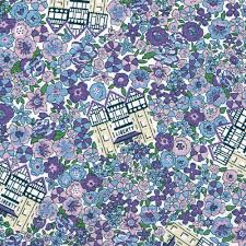 Liberty Fabrics Lasenby Cottons: Liberty Flower Shop Liberty in Bloom B