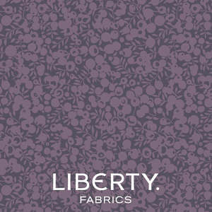 Liberty Fabrics Lasenby Cottons: Liberty Lasenby Cotton - Wiltshire Shadow Lavender