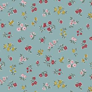 Liberty Fabrics Lasenby Cottons: Liberty Lasenby Cotton - Heirloom 4 Posy Sprig