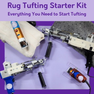 Rug Tufting Starter Kit: Premium Customizable Rug Tufting Starter Kit – Complete Studio Set